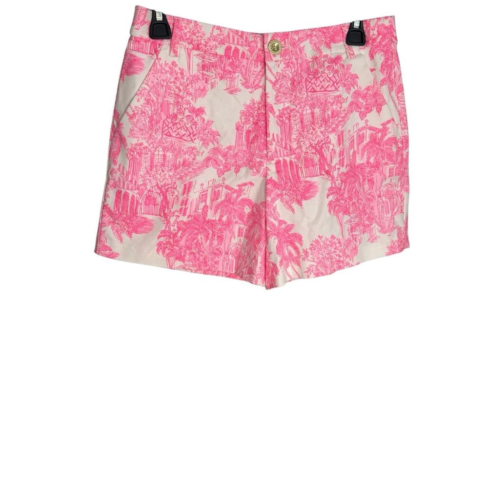 NWT Lilly Pulitzer Gretchen High Rise Shorts Palm Beach Anniversary
